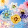 Colorful flower magnetic stickers, creative fridge magnets, home decoration magnetic stickers Specification image